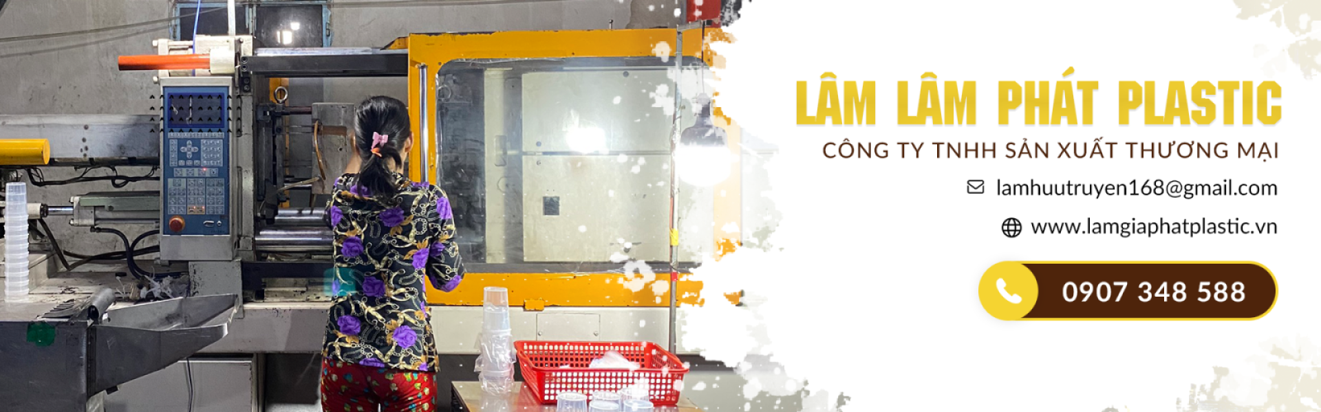 Banner lâm gia phát plastic